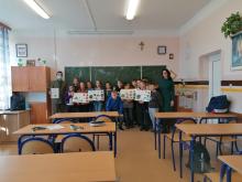 Wizyta leśnika w Szkole Podstawowej nr 3 w Hrubieszowie